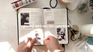 my first kpop journal spread (ft. phomemo)