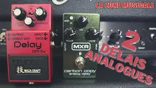 Deux délais analogues (Boss Dm-2w & MXR Carbon Copy) // La Zone Musicale.