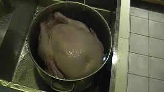 Thawing a turkey in running water, Time lapse, 7 seconds Part 2