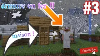 J'AI UNE ARMURE EN FER ET J'AI CR&Eacute;E UNE MAISON !!!! MAXXACRAFT S3 #3 #FR