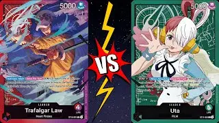 One Piece Card Game: R/P Law vs Uta [EB-01]