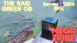 DESTORYED HUGE TOWER IN 1 HOUR - Boom Evil vs NG - Mega Tribe The Raid -Ark Survival Ascended PVP