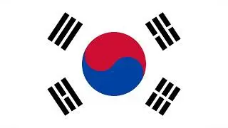 [1 HOUR] Country Flag | South Korea | UHD 4K