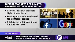 EU tech regulation: U.S. giants would &lsquo;no longer function as economic toll bridges,&rsquo; expert says