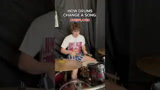 Do drums REALLY change the song? #indiemusic #drums #drummer