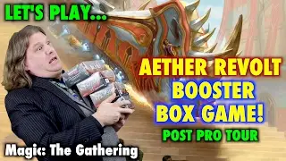 MTG - Let's Play The POST PRO TOUR Aether Revolt Booster Box Game for Magic: The Gathering
