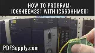How-to Program: IC694BEM331 with IC660HHM501 (Genius Rx3i, GE Proficy Software Tutorial)