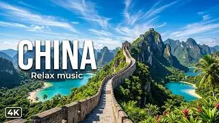 🏔️ Chinese Landscapes in 4K | Mountains, lakes, and rice terraces accompanied by relaxing music