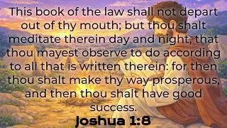 40) Joshua 1:8