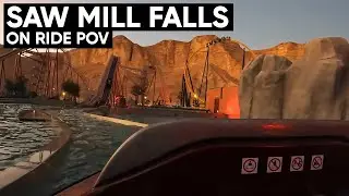 Saw Mill Falls - On Ride POV - Six Flags Qiddiya City