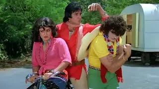 Lambu Tingu Comedy - Coolie 1983 Movie | Amitabh Bachchan,Rishi Kapoor | @AmitabhSpecial2024