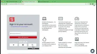 SecureStack account creation with GitHub SSO