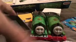 Unboxing and first run newly designed plarail Percy 2019
