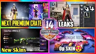 SEASON 14 LEAKS : NEXT PREMIUM CRATE & COMMANDER OUTFIT EMOTES - PUBG MOBILE