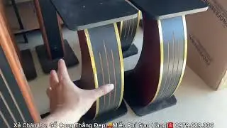 Xả Chân Loa Gỗ Loại Thẳng , Loại Cong Cao Thấp Cực Đẹp Giá Rẻ Chắc Chắn Bao ship Toàn Quốc
