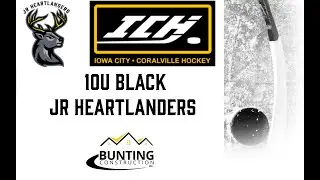 10U BLACK JR HEARTLANDERS VS CEDAR RAPIDS - Sun. Jan. 11th - 11:45 am