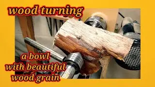 woodturning a bowl from a crotch