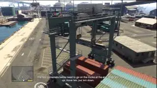 Grand Theft Auto V Gameplay: Trevor, Wade, & Floyd Scout The Port For A Heist