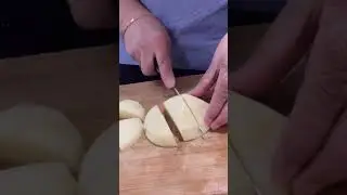 How to cutting potato into cubes #shorts