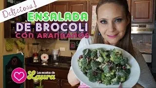 Ensalda de brocoli con Arándanos ♥ Regalo día de las madres