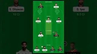 India vs West Indies 1st t20 grand league demo team#cricket#fantasyprediction
