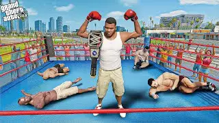 GTA 5 : Franklin Tried To Become The Boxing Champion In GTA 5 ! (GTA 5 Mods)