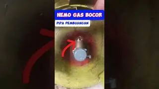 mengatasi gas bocor #short