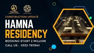 HAMNA RESIDENCY | APARTMENTS | FLATS |COMMERCIAL SHOPS | BAHRIA TOWN KARACHI