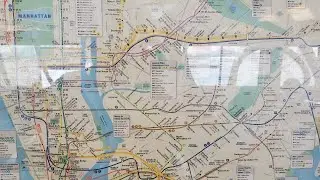 Old 2009 NYC Subway Map Found On The Staten Island Ferry
