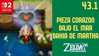 PIEZA DE CORAZON BAJO EL MAR BAHIA DE MARTHA | Zelda Link's Awakening - Guia Espa&ntilde;ol