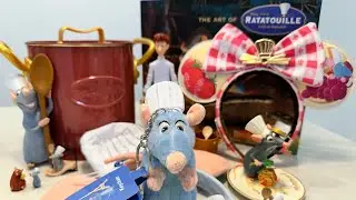 Disney Pixar Ratatouille merchandise collection review&unboxing| popcorn bucket, keychain, headband