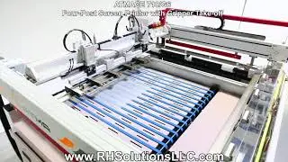 ATMACE 710 Four-Post Screen Printer with Gripper Take-off (Generation 6 version)