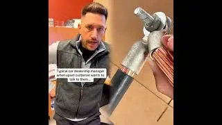 Typical car dealership manager does anything to avoid conflict🤣 #cardealership #oilchange #mechanic