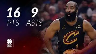 James Harden 16 pts 9 asts vs Nets 25/26 season