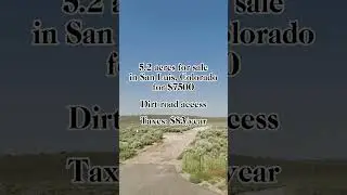 5.2 acres for sale in Colorado for $7,500 #realestate #foryou #land #property #viral #shorts #fyp