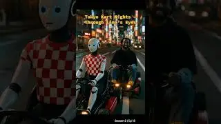 GoKart in Tokyo! Miko and Lina having fun. #mikoandlina #aibaechronicles #robotromance #tokyo