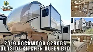 2019 ROCKWOOD 8290BS Rear Kitchen RV Open Living Room Outside Kitchen Fifth Wheel Colorado Sales