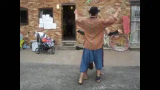 Jo and Bags Play Partner Poi at UK Hoop Gathering