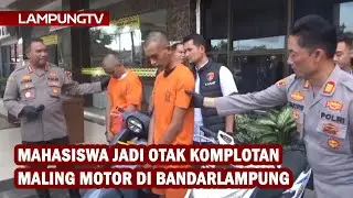 Mahasiswa Jadi Otak Komplotan Maling Motor di Bandarlampung