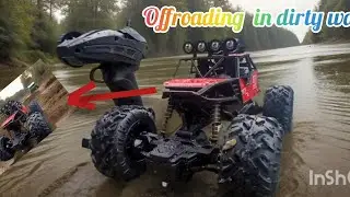 New Rc Monster Off-roading in water!!rc!rc car!offroad🎮🚚