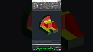 AutoCAD course : Use of Pressfull, union , line , circle command