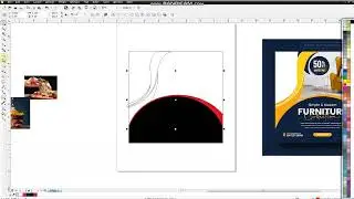 CorelDRAW Tutorial - Fast Food Social Media Post Design
