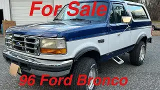 96 Ford bronco for sale
