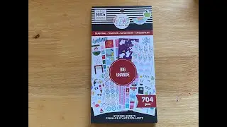 2020-2021 Happy Planner Seasonal Teacher Big Sticker Book Walkthrough