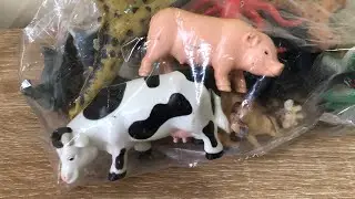 Vintage Farm Zoo Animals & Dinosaurs ASMR unboxing collectable review