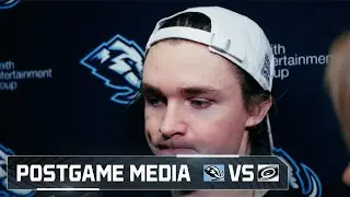 Clayton Keller, Kailer Yamamoto and Andr&eacute; Tourigny | 01.29 Postgame Media