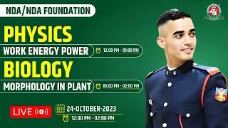 Physics & Biology Live🔥Class for NDA/12 Foundation Exam 2024 I Best Coaching