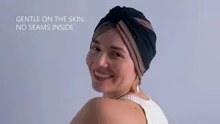 Masumi Headwear | Stylish Chemo Hat for Hair Loss | Soft Cotton Turban for Cancer, Alopecia