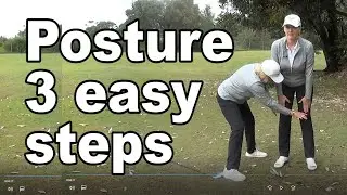 3 steps to golf posture
