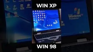Windows 98 VS Windows XP Boot: who will?#shorts